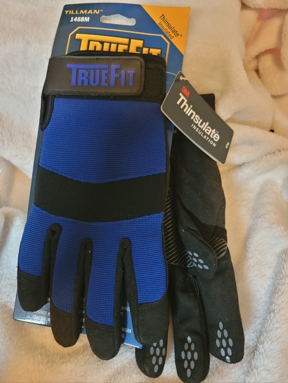 Men’s Blue Thinsulate Insulated Work Gloves